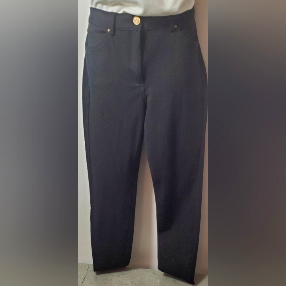 H&M Classic Black Straight Leg Trousers